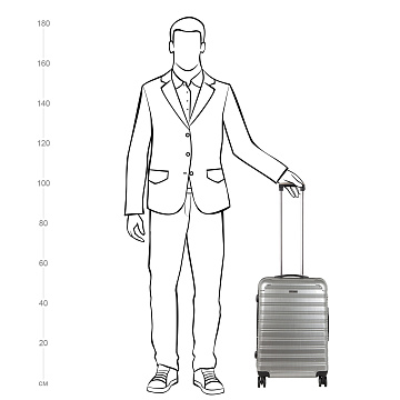 Чемодан ABS малый Р111(2-ой) 20&quot;