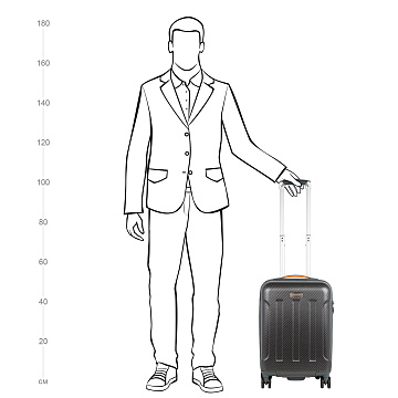 Чемодан ABS малый Р1933(3-ой) 20&quot;